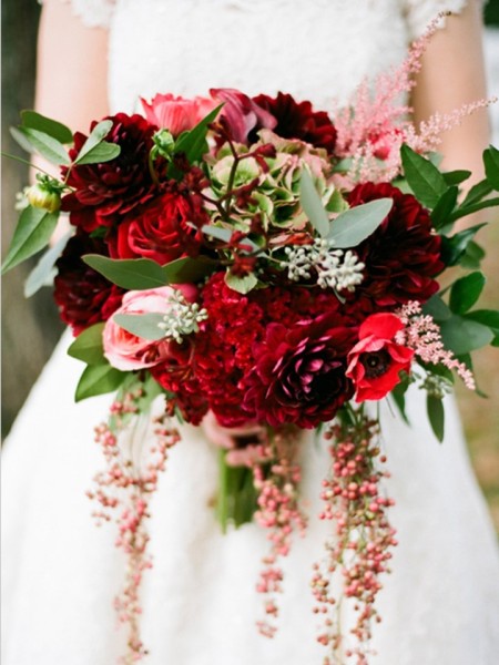 Customer's sample bridal bouquet